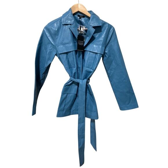 Rails The Romily Vegan Leather Military Jacket Size XS - Picture 9 of 10